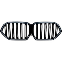 BMW X6 G06 LCI 2024+ (Med Kamera) Dubbelribbad Blanksvart LED-Belysning Sportgrill / Njurar DIEDERICHS